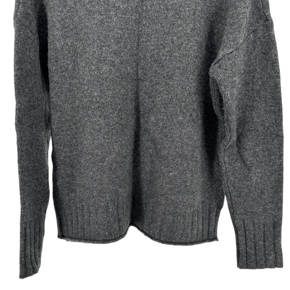 Madewell Starry Night Pullover Sweater Merino Wool size Small Boxy Fit Grey - Picture 8 of 13